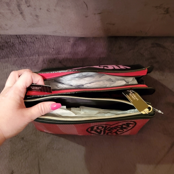 Victoria's Secret Wristlet/ Cosmetic Bag Bundle - Picture 2 of 3